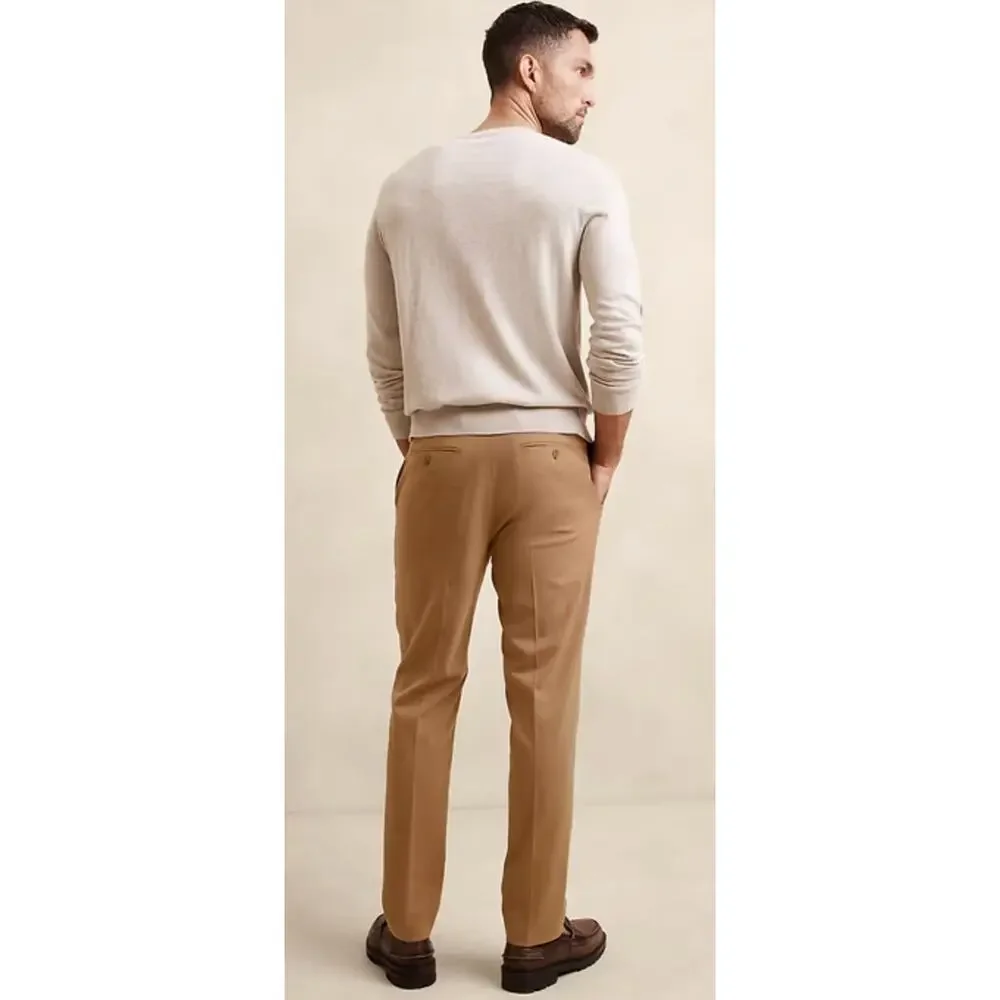 Banana Republic Tailored Fit Suit Trouser Pant Camel Mens Size 38x32 New
